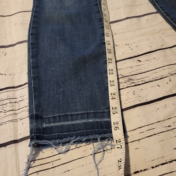 Ricki Revolution Slim Ankle Frayed Hem Jeans Size 6 - Picture 8 of 10
